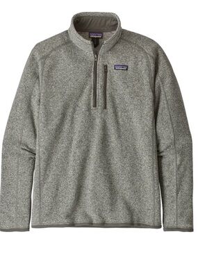 Patagonia Men’s Better Sweater Pullover 1/4 Zip Size S Gray